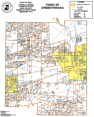 map of cheektowaga ny District Maps Erie County Board Of Elections map of cheektowaga ny